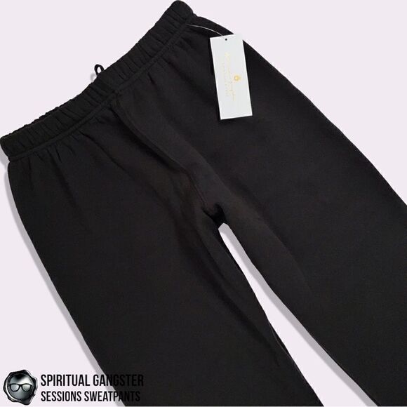 SPIRITUAL GANGSTER WOMEN LOVE YOURSELF SESSIONS JOGGER SWEATPANTS VINTAGE BLACK - Picture 10 of 16